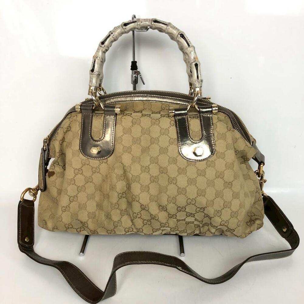 GUCCI Sukey GG Canvas Handbag Bag Shoulder Crossbody